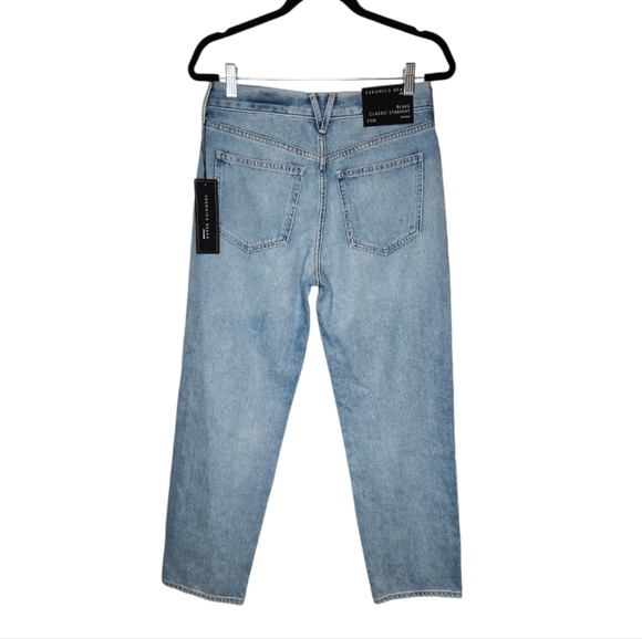 NEW Veronica Beard Blake Classic Straight High Rise Jeans in Nova Wash 27/4 - Picture 2 of 10